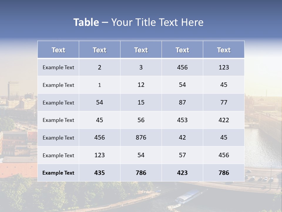 Spree Building Urban PowerPoint Template