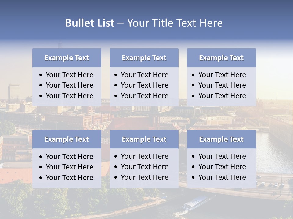 Spree Building Urban PowerPoint Template