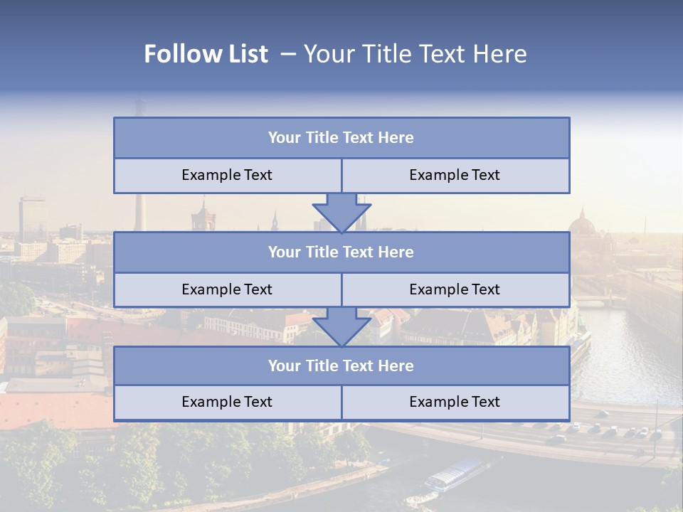 Spree Building Urban PowerPoint Template