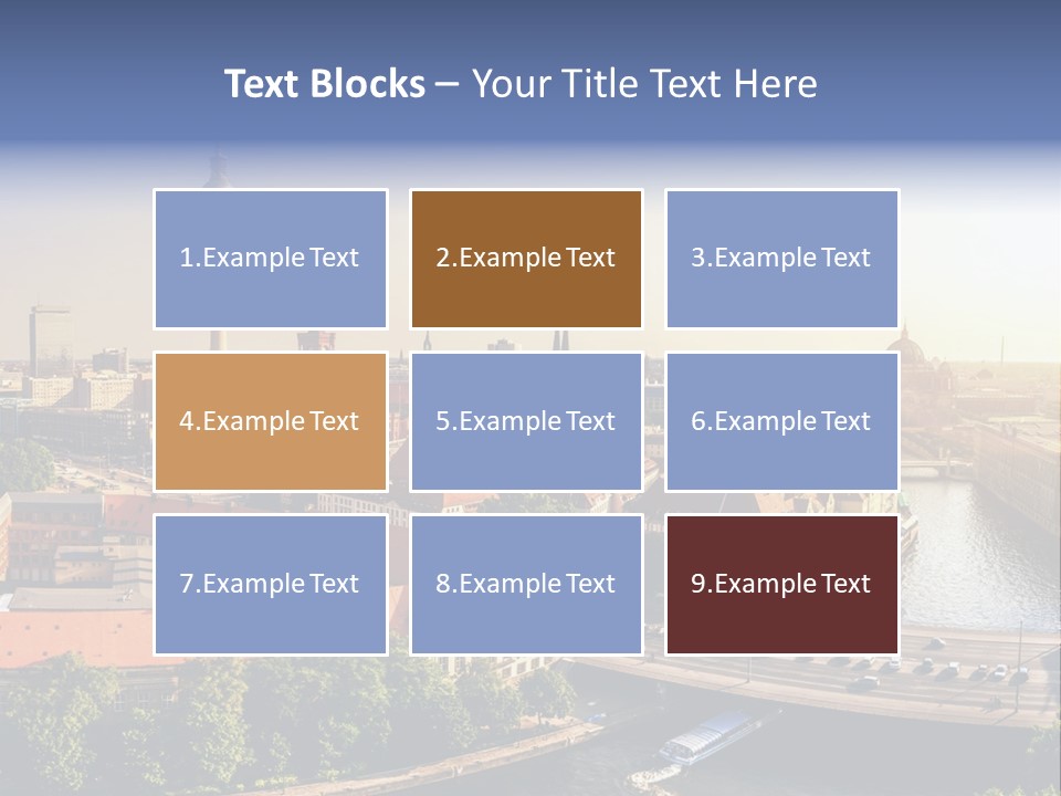 Spree Building Urban PowerPoint Template