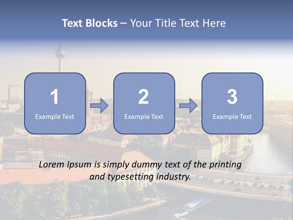 Spree Building Urban PowerPoint Template