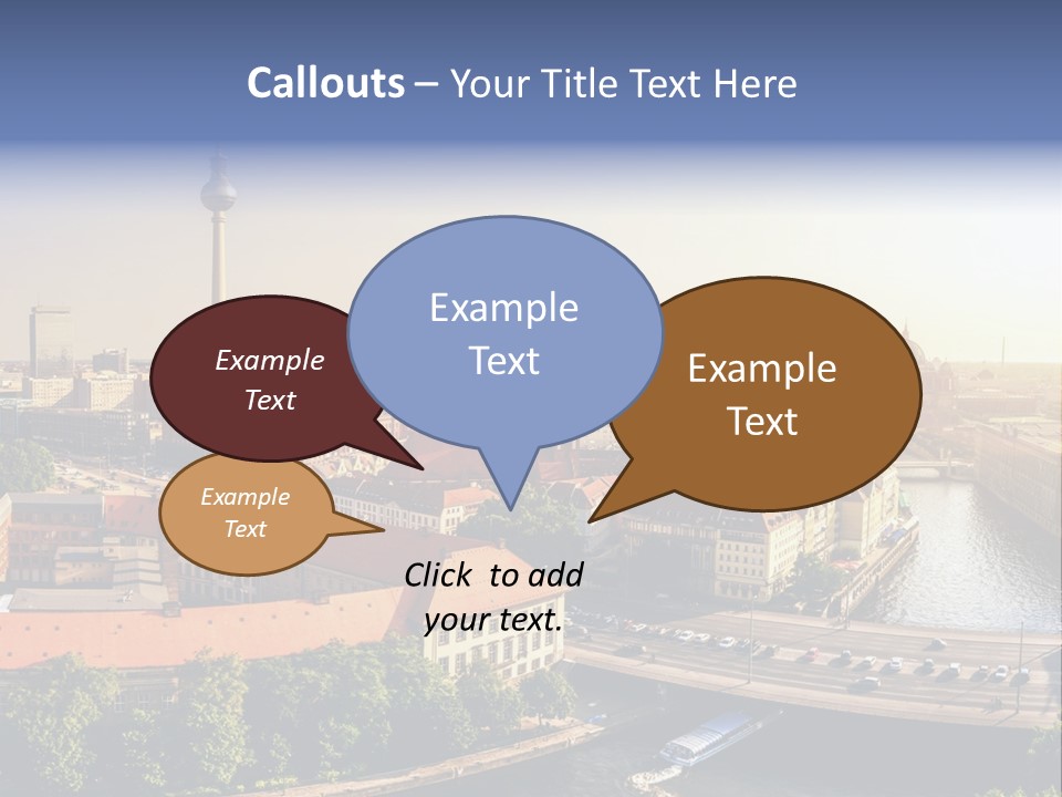 Spree Building Urban PowerPoint Template