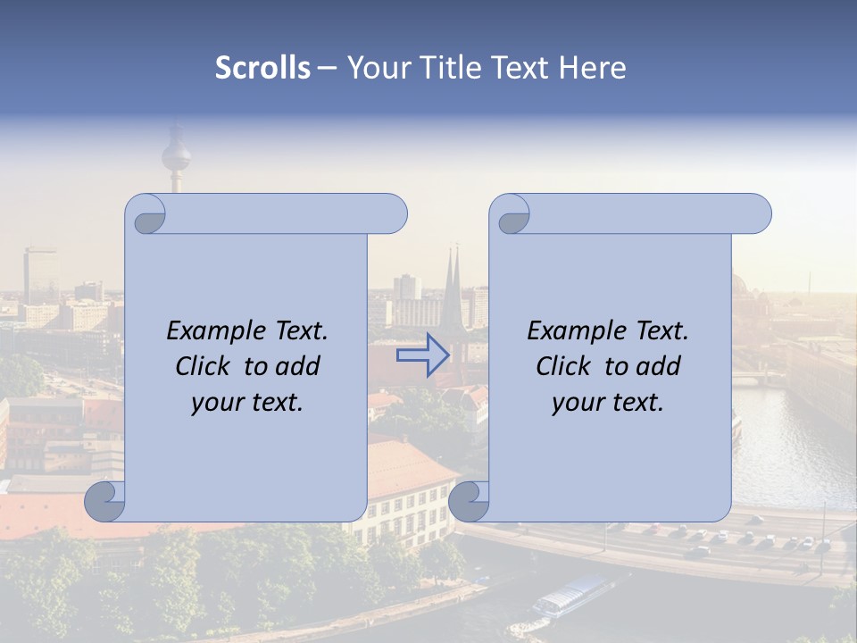 Spree Building Urban PowerPoint Template