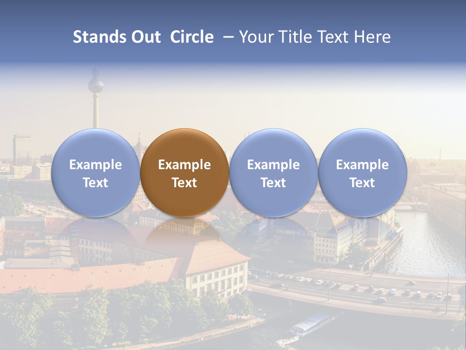Spree Building Urban PowerPoint Template