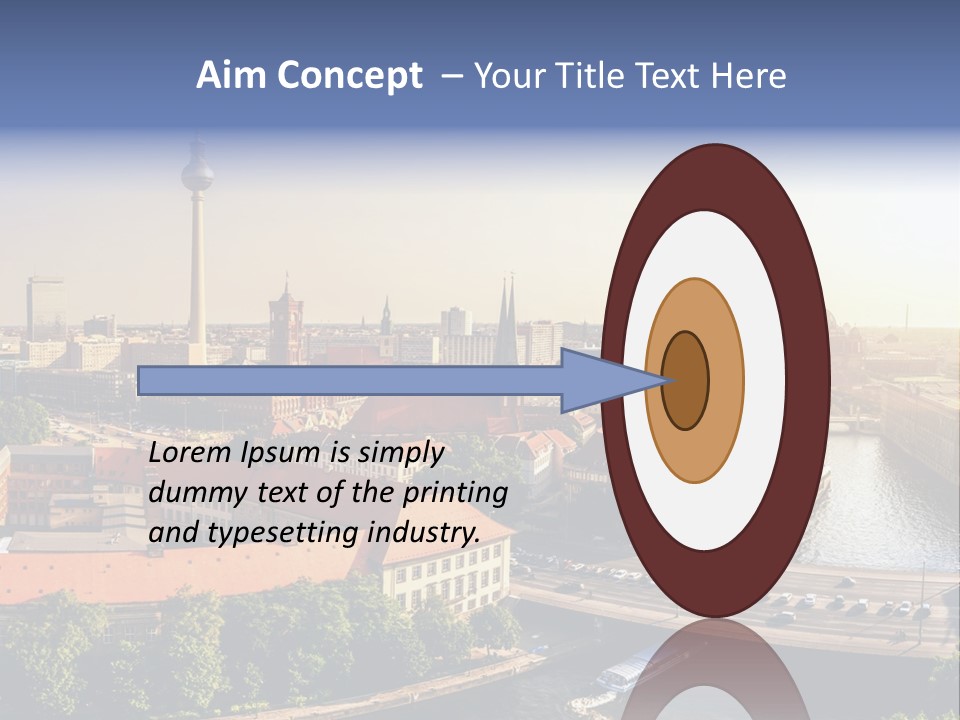 Spree Building Urban PowerPoint Template