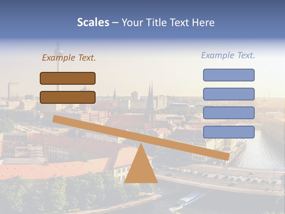 Spree Building Urban PowerPoint Template