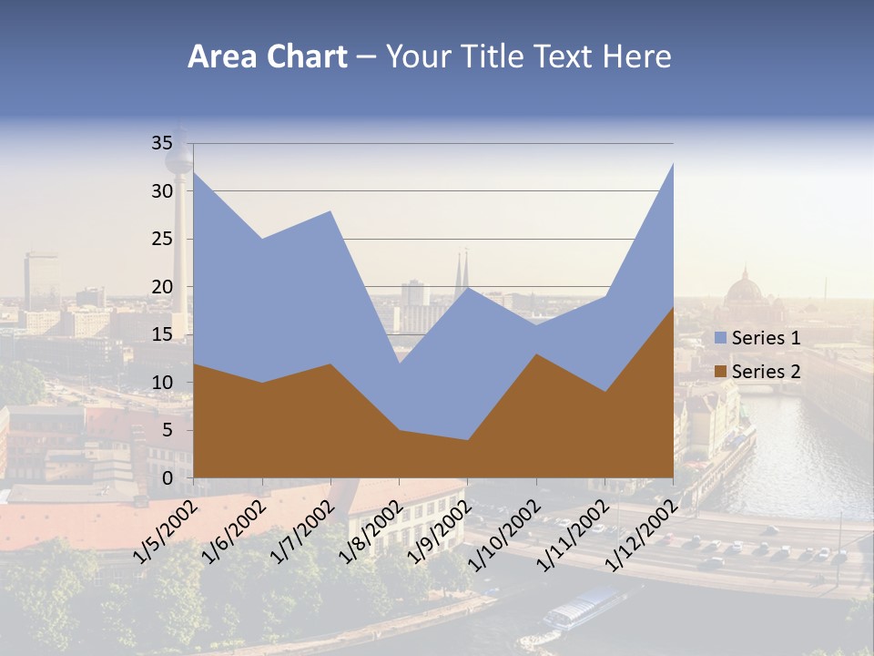 Spree Building Urban PowerPoint Template
