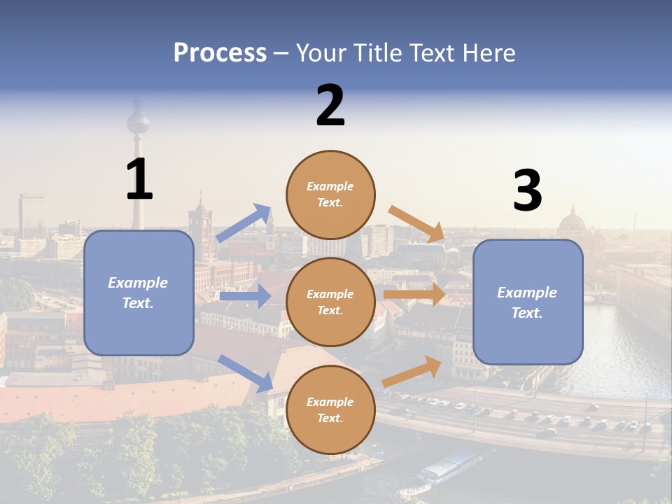 Spree Building Urban PowerPoint Template