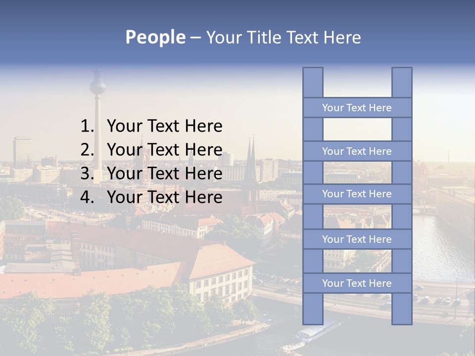 Spree Building Urban PowerPoint Template