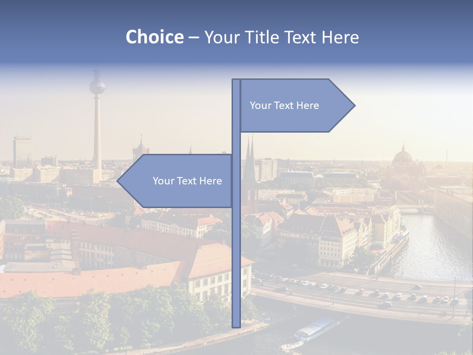 Spree Building Urban PowerPoint Template