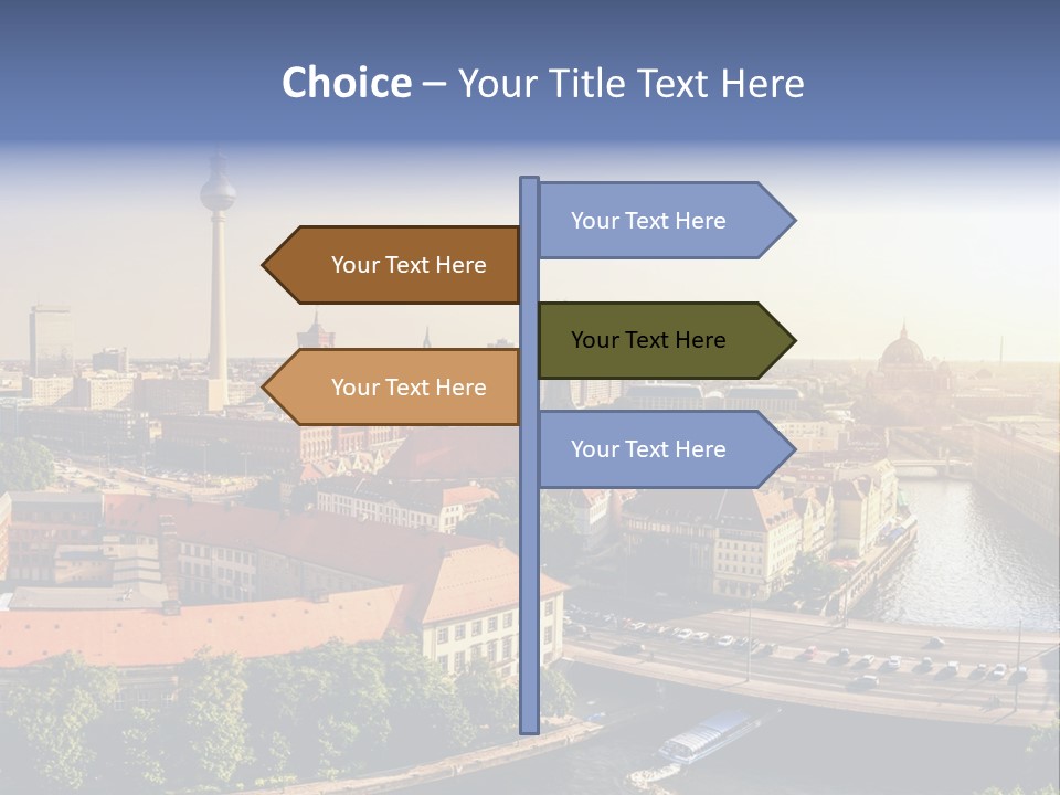 Spree Building Urban PowerPoint Template