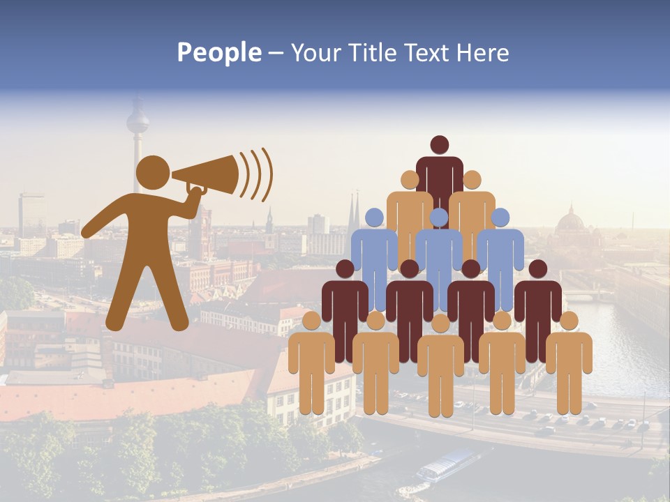 Spree Building Urban PowerPoint Template