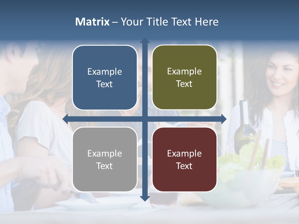 Eat Casual Together PowerPoint Template
