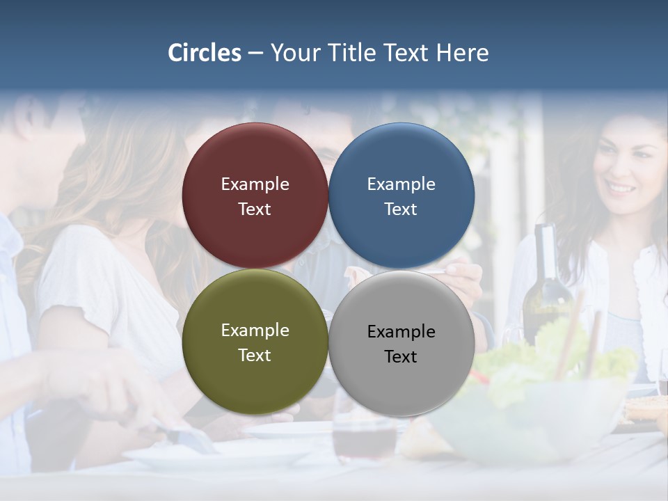 Eat Casual Together PowerPoint Template