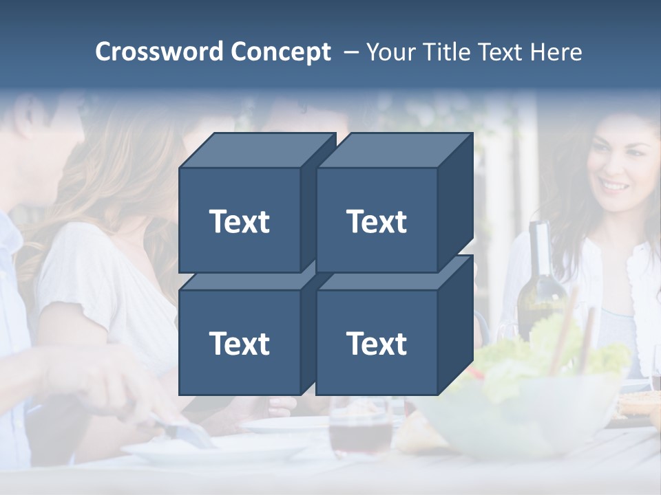 Eat Casual Together PowerPoint Template