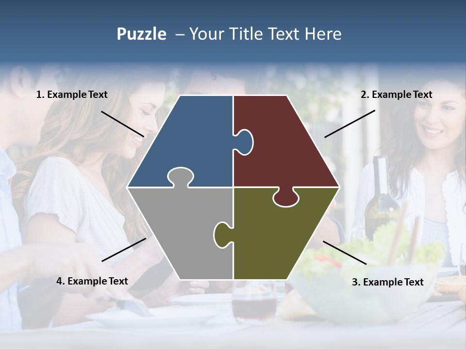 Eat Casual Together PowerPoint Template