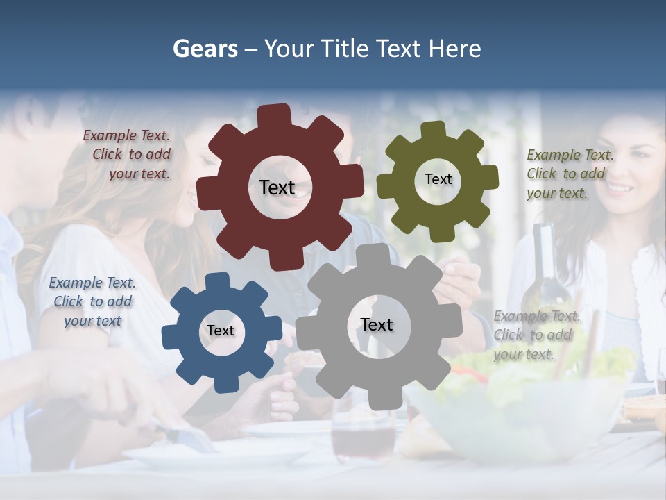 Eat Casual Together PowerPoint Template