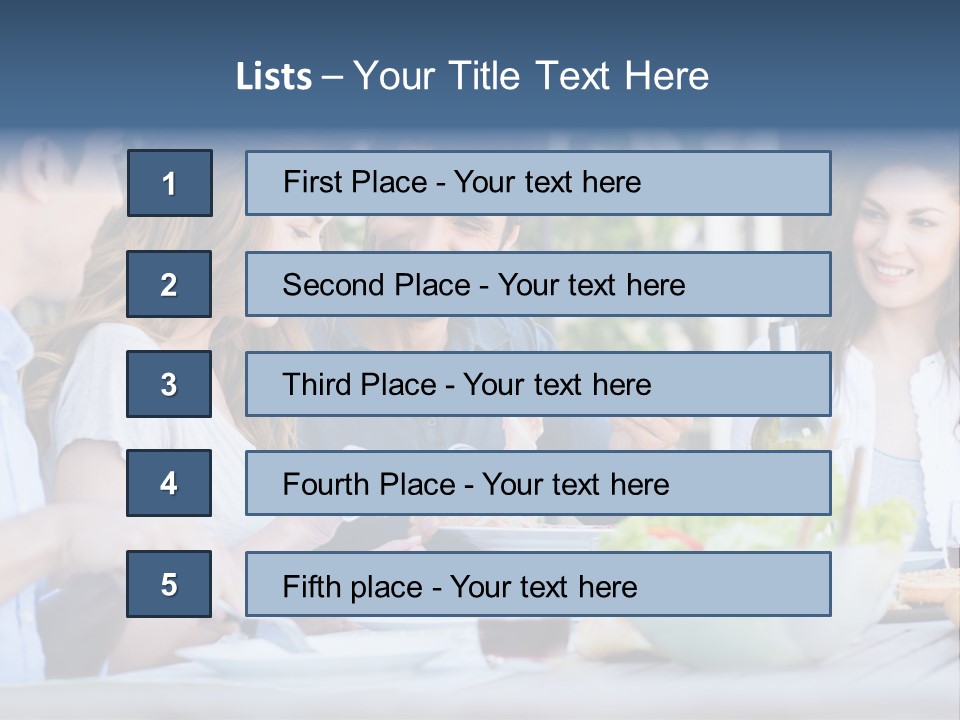 Eat Casual Together PowerPoint Template