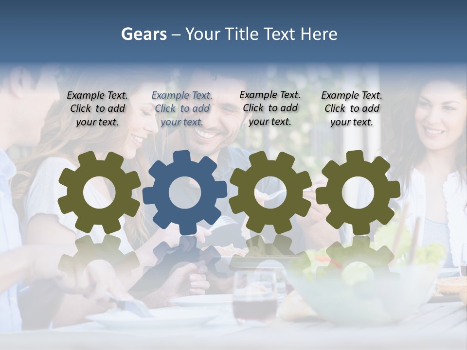 Eat Casual Together PowerPoint Template