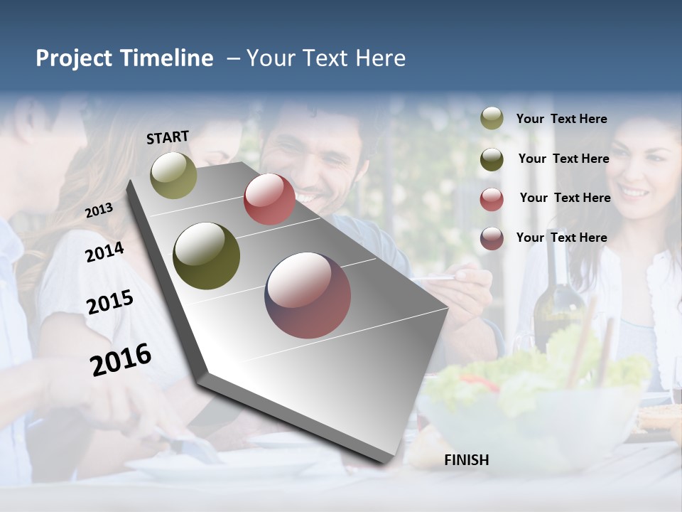 Eat Casual Together PowerPoint Template