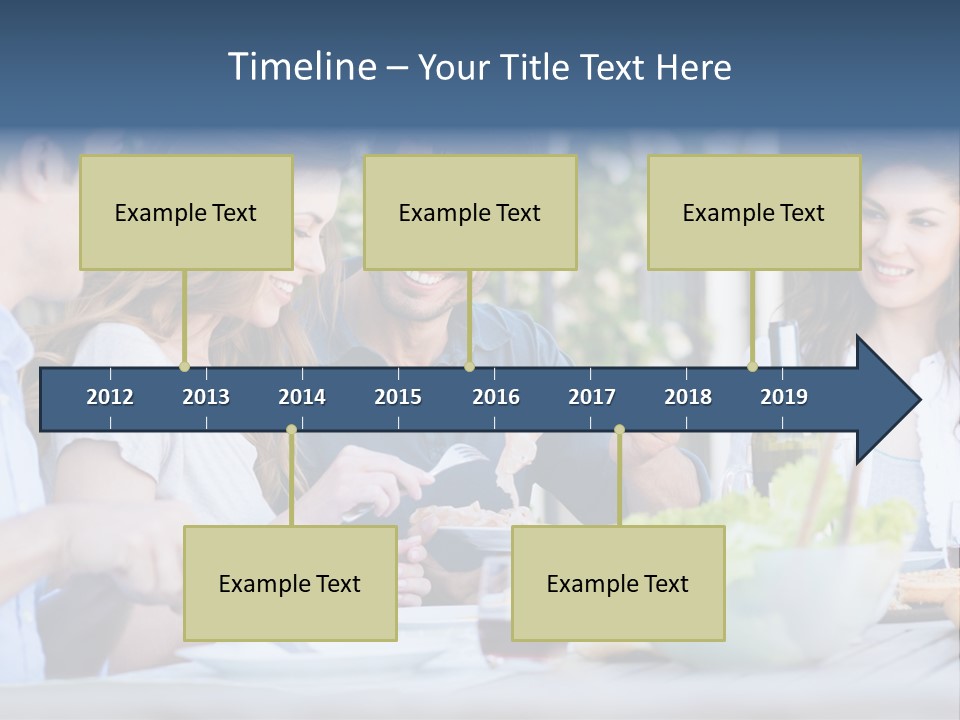 Eat Casual Together PowerPoint Template