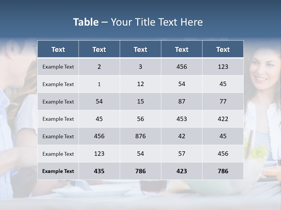 Eat Casual Together PowerPoint Template