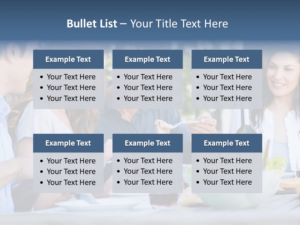 Eat Casual Together PowerPoint Template