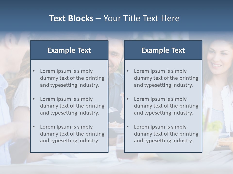 Eat Casual Together PowerPoint Template