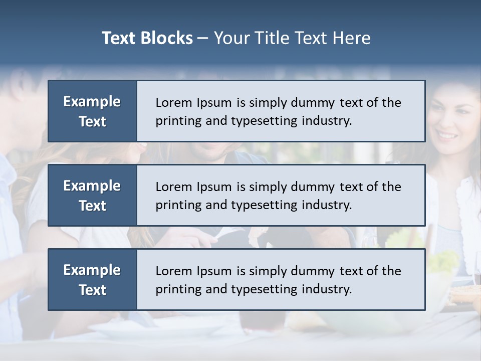 Eat Casual Together PowerPoint Template