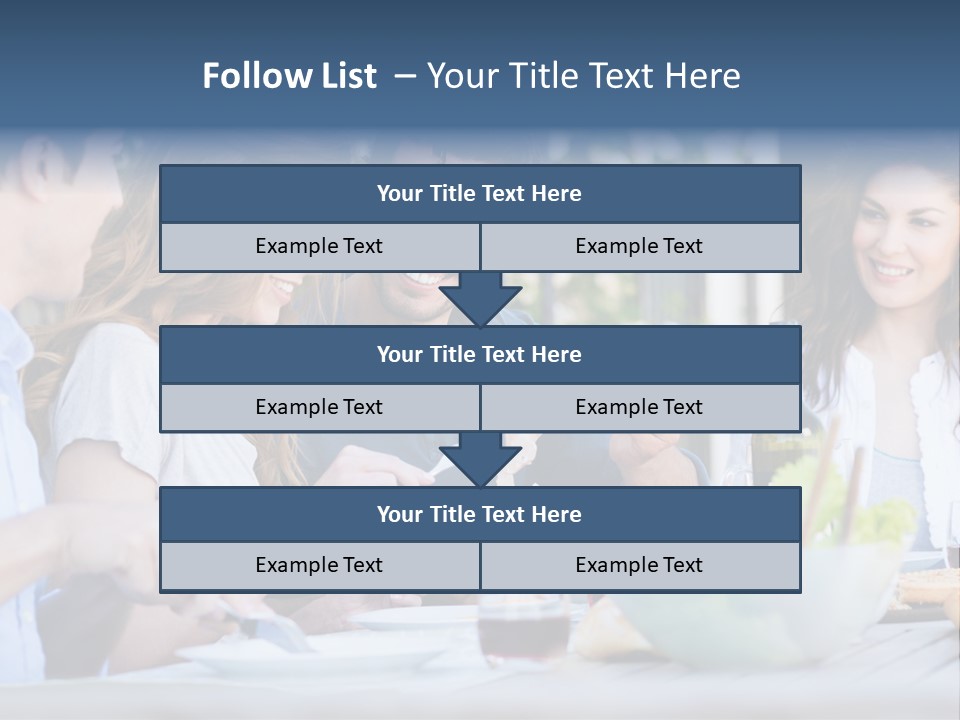 Eat Casual Together PowerPoint Template