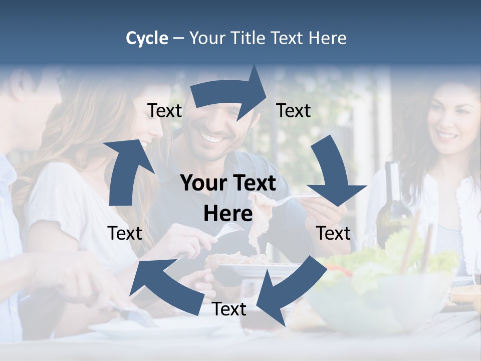 Eat Casual Together PowerPoint Template