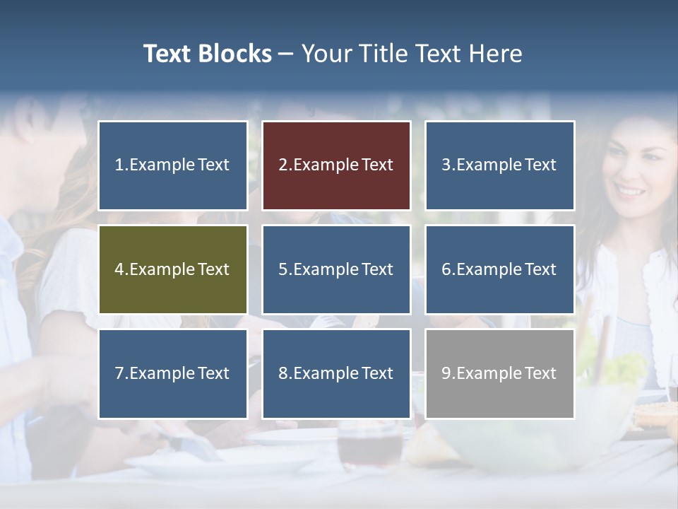 Eat Casual Together PowerPoint Template