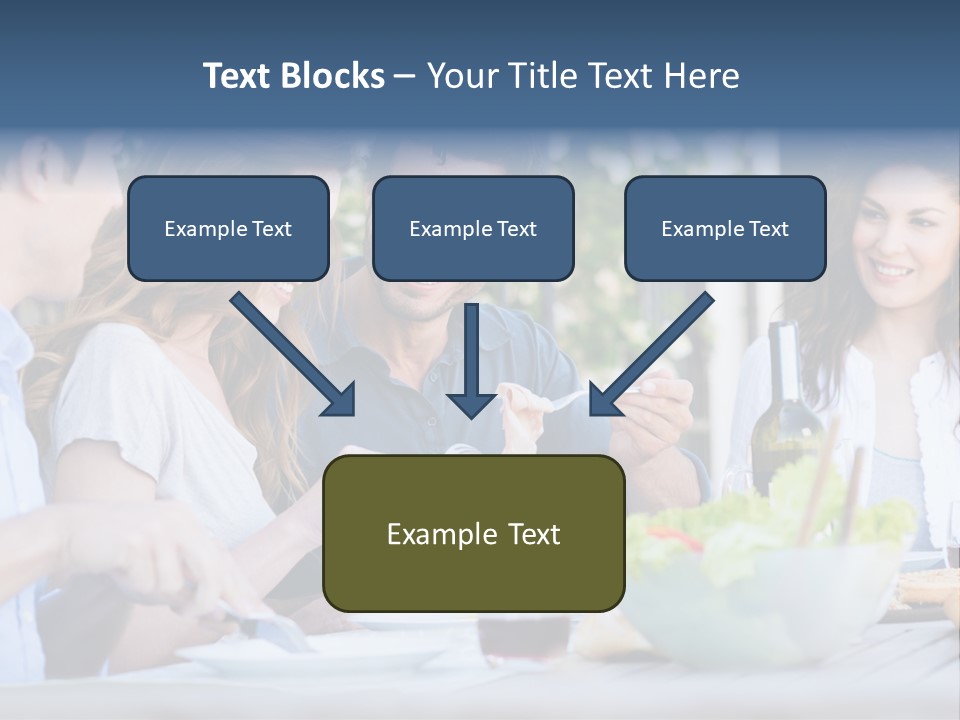 Eat Casual Together PowerPoint Template