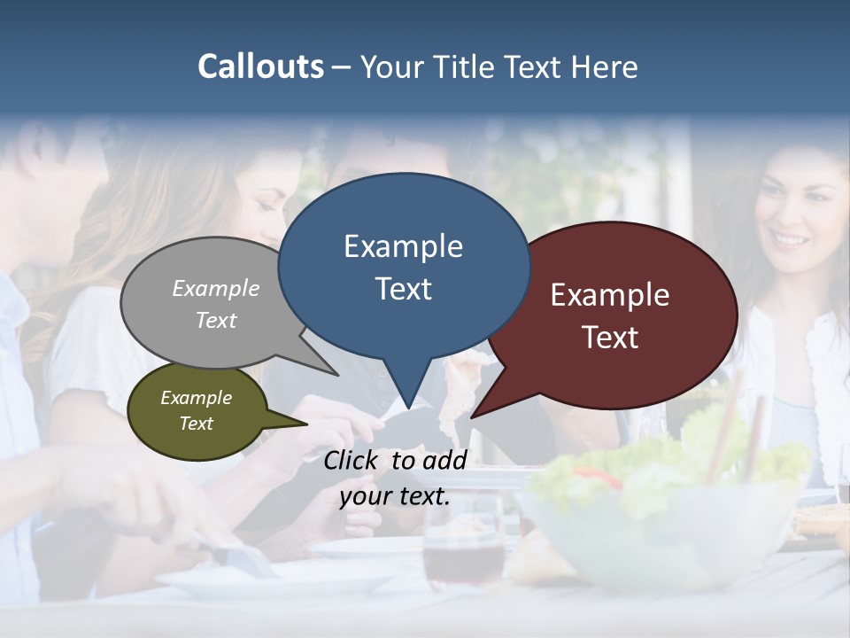Eat Casual Together PowerPoint Template