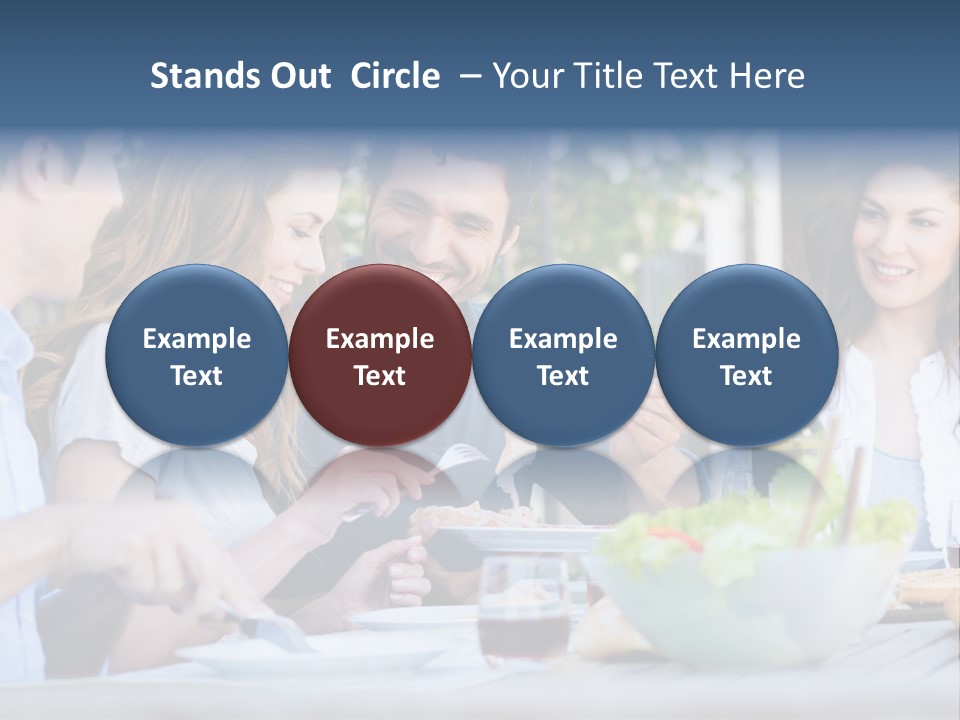 Eat Casual Together PowerPoint Template