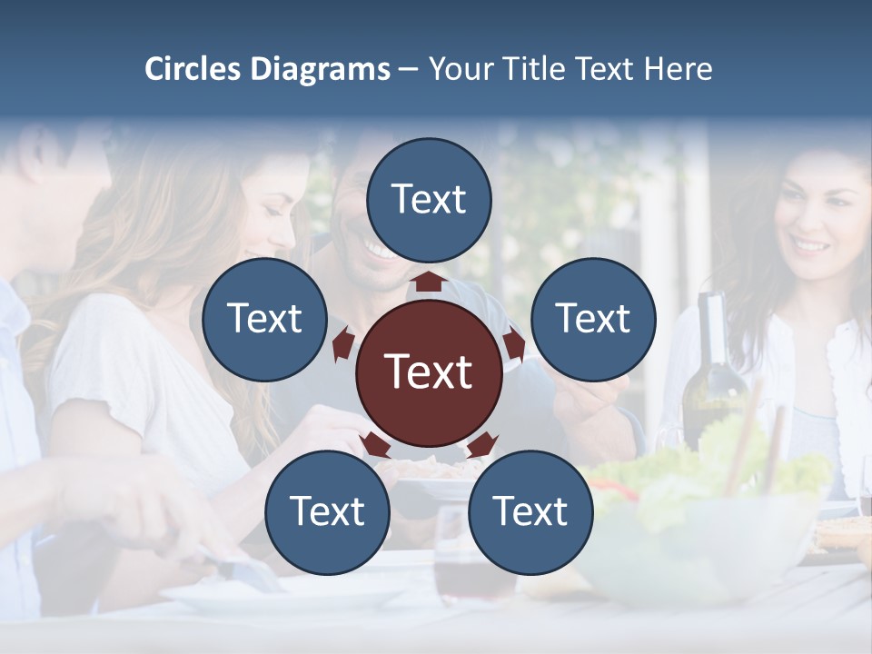 Eat Casual Together PowerPoint Template