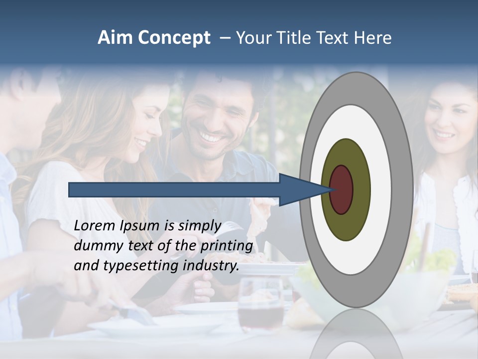 Eat Casual Together PowerPoint Template