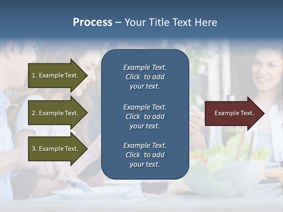 Eat Casual Together PowerPoint Template