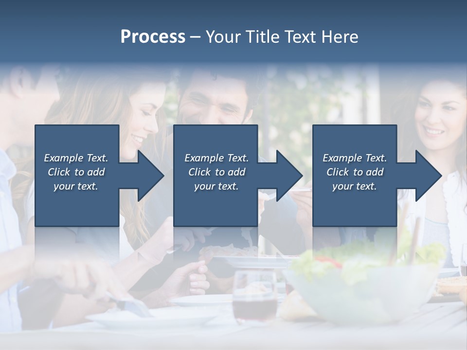 Eat Casual Together PowerPoint Template