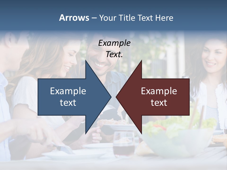 Eat Casual Together PowerPoint Template