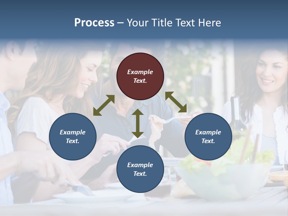 Eat Casual Together PowerPoint Template