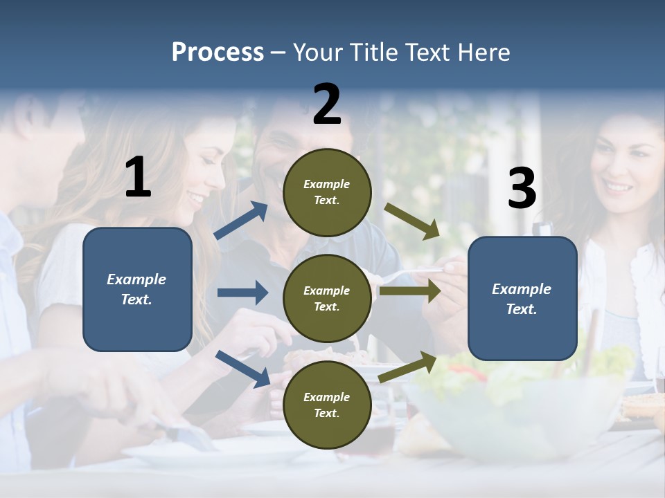 Eat Casual Together PowerPoint Template