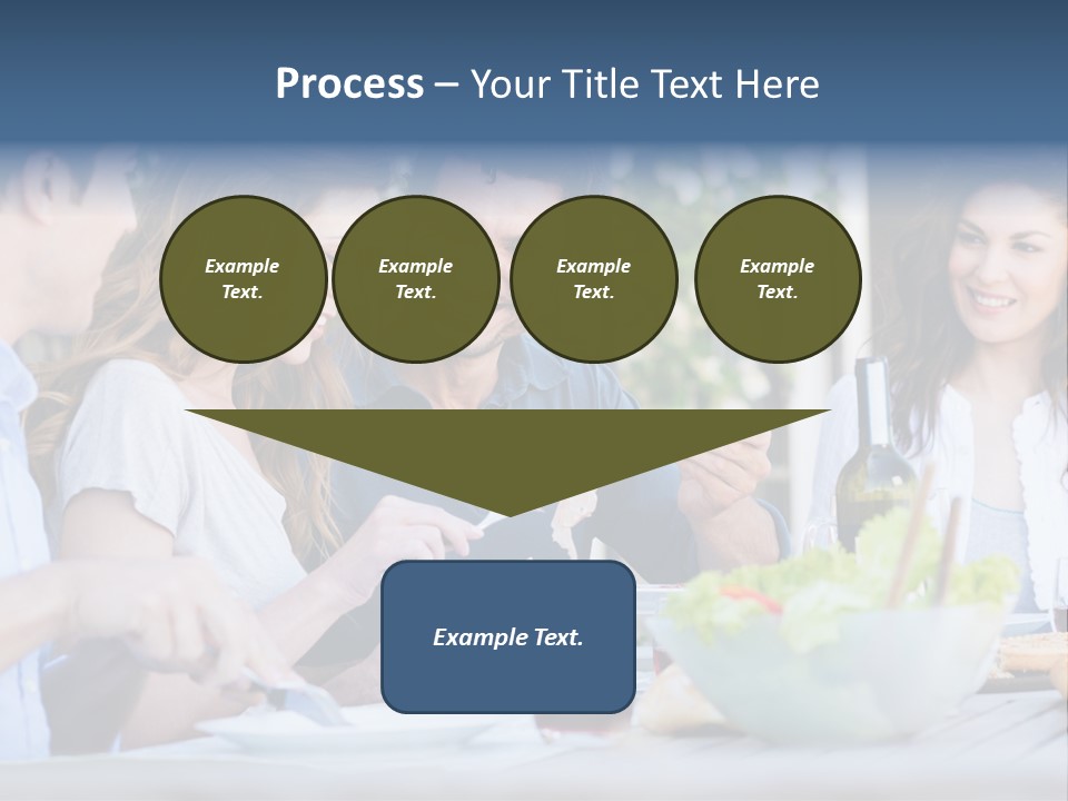 Eat Casual Together PowerPoint Template