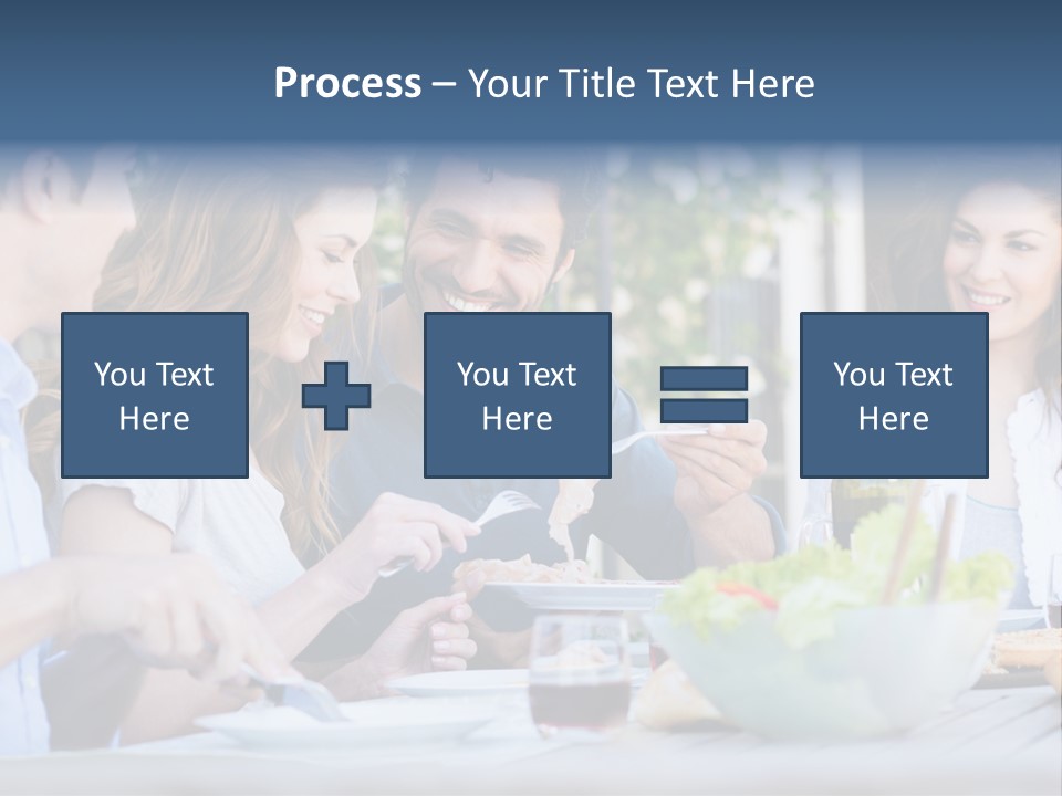 Eat Casual Together PowerPoint Template