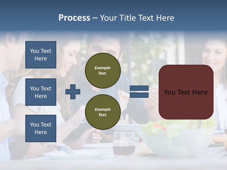Eat Casual Together PowerPoint Template