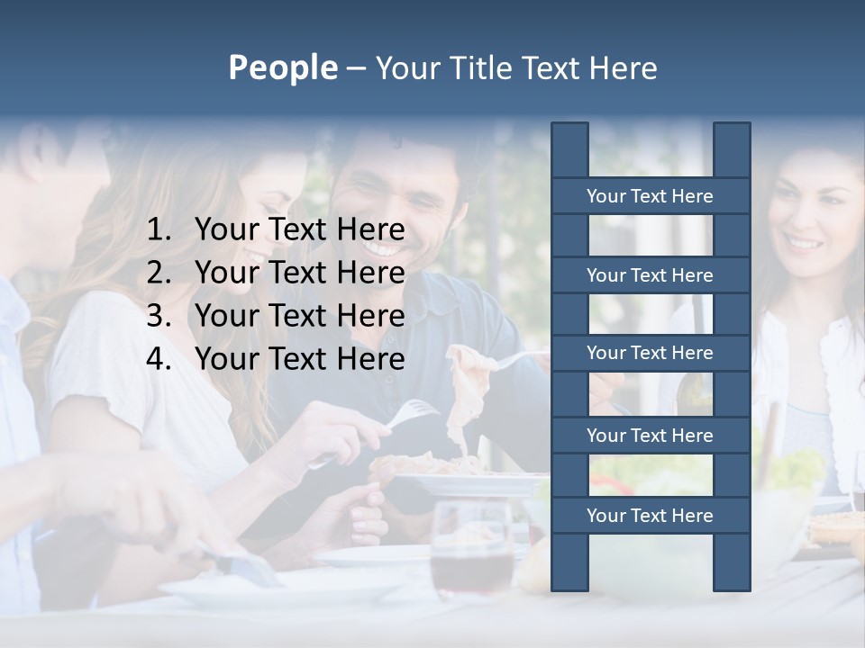 Eat Casual Together PowerPoint Template