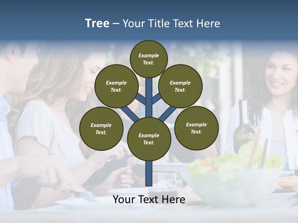 Eat Casual Together PowerPoint Template