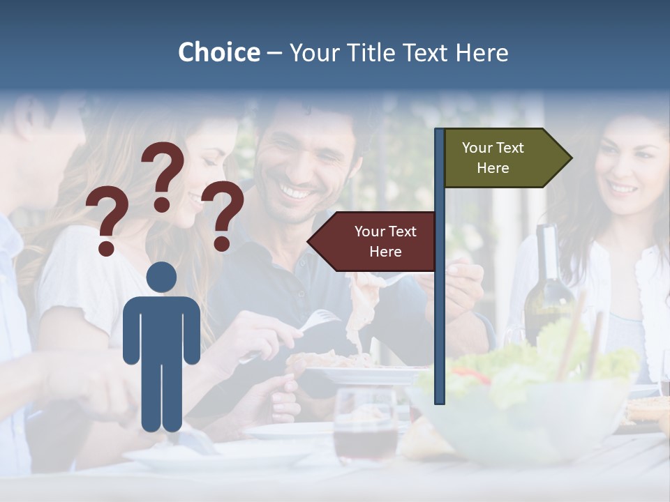 Eat Casual Together PowerPoint Template