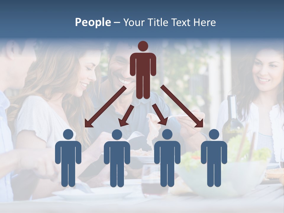 Eat Casual Together PowerPoint Template