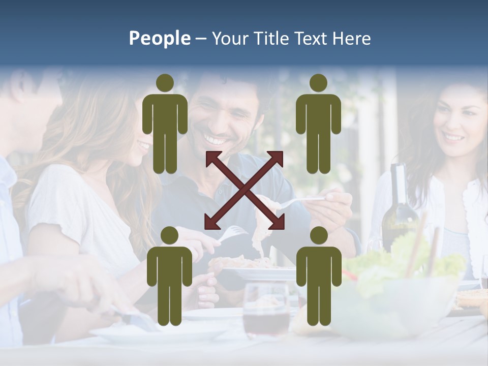 Eat Casual Together PowerPoint Template